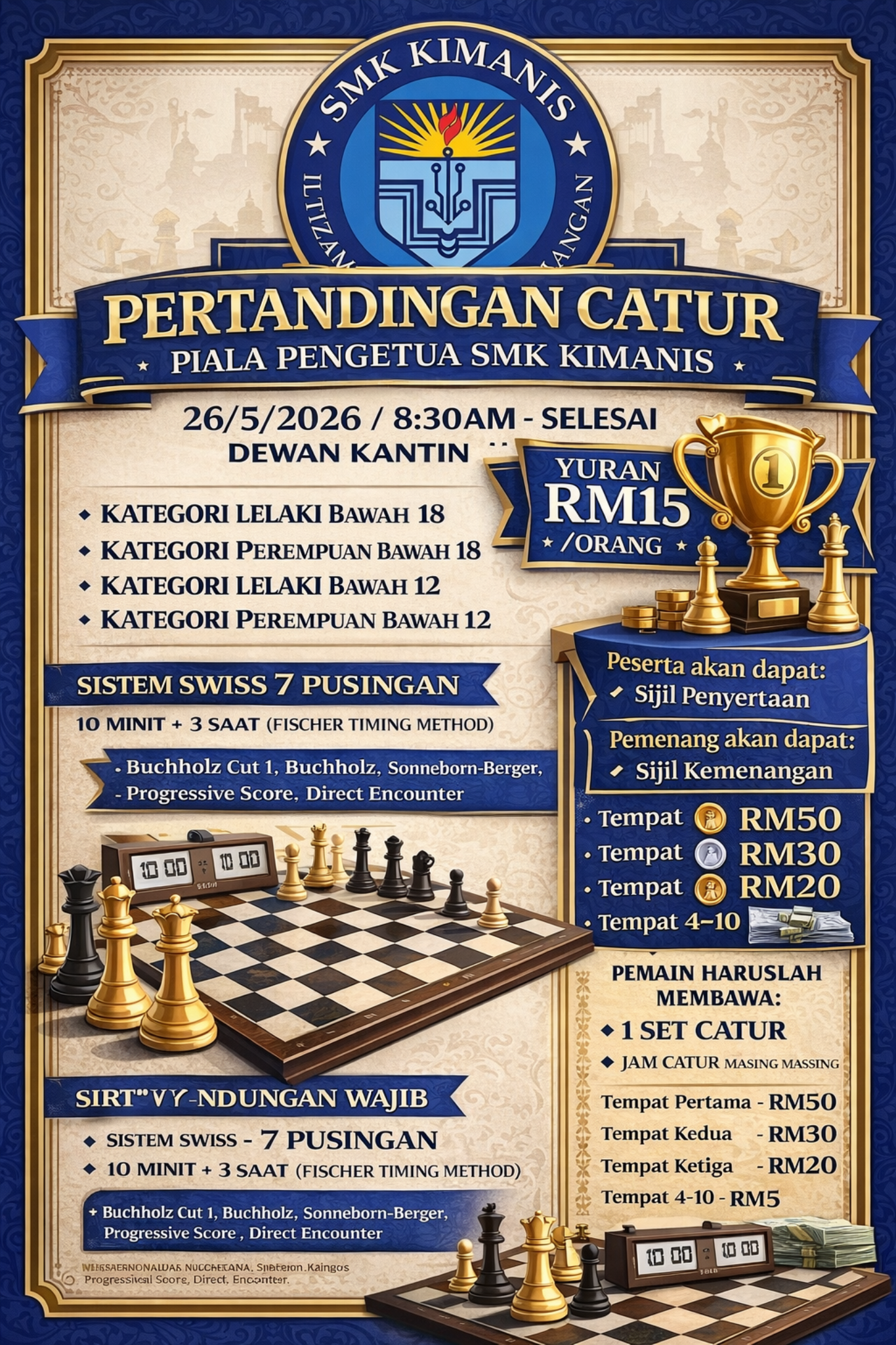 Pertandingan Frisbee Piala Cikgu Alicia 2026